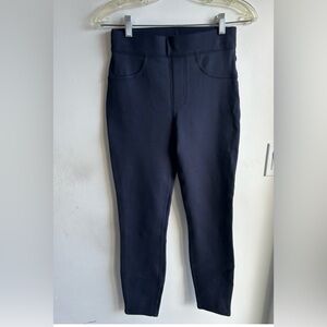Spanx Ponte Ankle Leggings Pants Women Size Small Navy Blue excellent condition